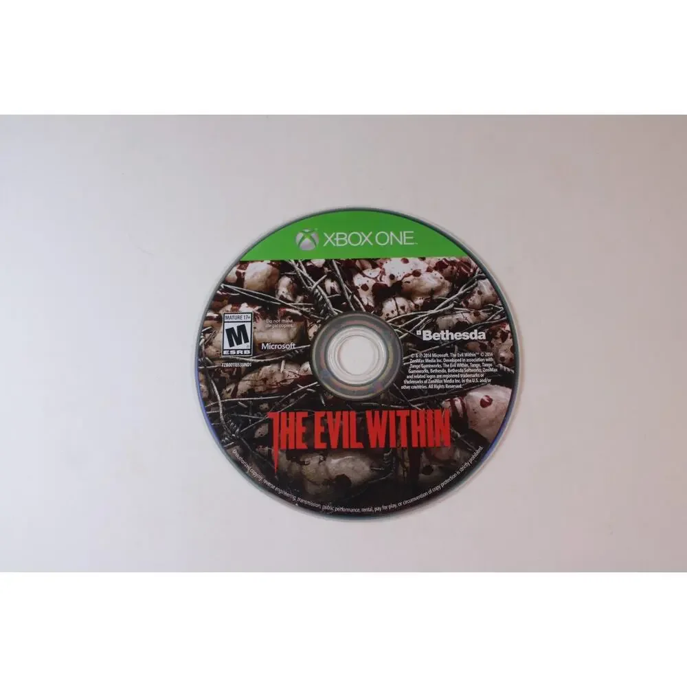 The Evil Within (Microsoft Xbox One) Authentic, disc only, Tested/works